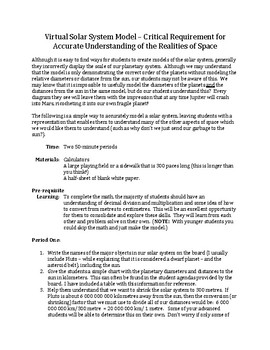 Preview of Creating an Accurate Virtual Solar System Model