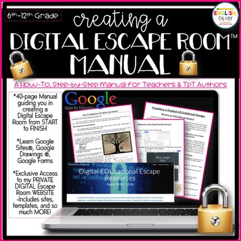 Preview of Escape Room Manual, Digital, Google Apps