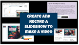 Creating and Recording a Google Slide Show (Slides)