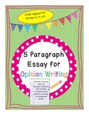 Creating the 5 Paragraph Essay for Opinion Writing - Poste