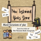 New Testament Books and Writers Card Game