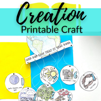 Creation Craft // Printable Bible craft about Creation for Sunday School