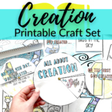 Creation Craft Set // Printable Bible crafts for each day 