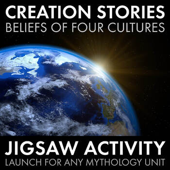 Preview of Creation Stories, Meaningful Jigsaw Activity to Intro. any Mythology Unit