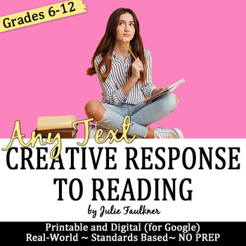 Preview of Creative Activities for Any Text, Printable & Digital