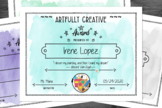 Creative Award Certificate Template for Kids - Digital Download