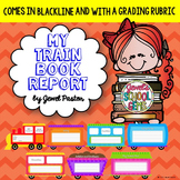 Creative Book Report Activities | Train Template with Asse