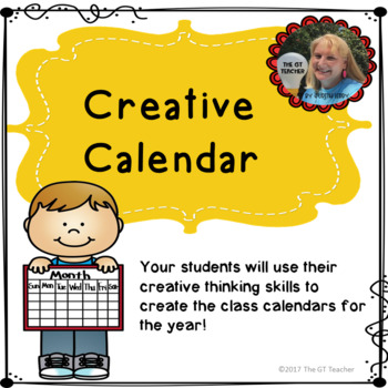 Preview of Creative Calendar