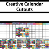 Creative Calendar Cutouts