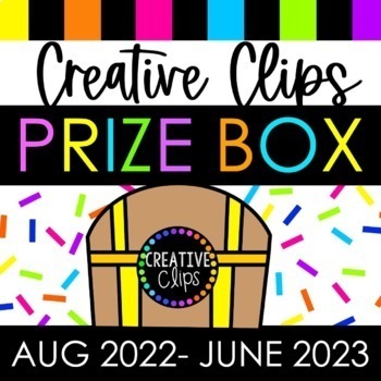 Preview of Creative Clips PRIZE BOX Subscription {Aug 2022-June 2023}