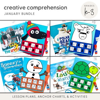 Preview of Creative Comprehension: January Bundle