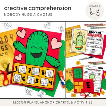 Preview of Creative Comprehension: Nobody Hugs a Cactus (Interactive Read Aloud)