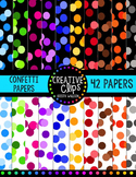 Creative Confetti Papers {Creative Clips Digital Clipart}