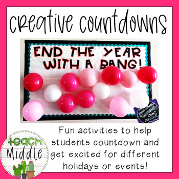 Preview of Creative Countdowns! End the Year with a Bang!