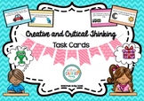 Creative & Critical Thinking Task Cards! AND Print & Go wo