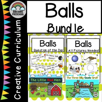 Preview of Creative Curriculum-Balls Study Bundle