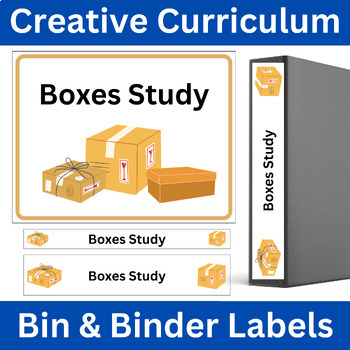 Preview of Creative Curriculum Bin and Binder Labels