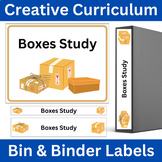 Creative Curriculum Bin and Binder Labels