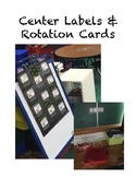 Creative Curriculum Center Labels.Rotation Cards