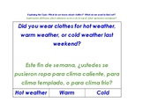 Creative Curriculum Clothes Study Question of the Day - Bi