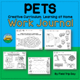 Creative Curriculum "Learning at Home" Work Journal:  PETS
