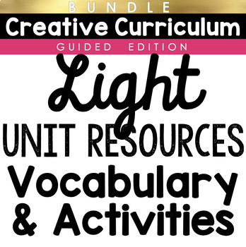 Preview of Creative Curriculum Light Bundle - Guided Edition