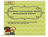 Creative Curriculum Math Assessment Forms