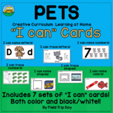 Creative Curriculum PETS Study "I Can" Card Sets