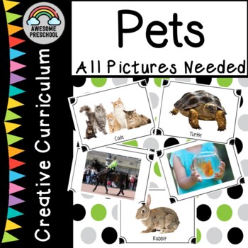Preview of Creative Curriculum Pets Study-All pictures needed