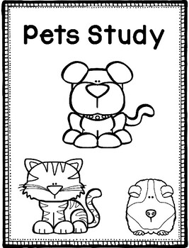 Creative Curriculum Pets Study Objective Sheets by Teaching Creative Minds