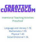 Creative Curriculum Preschool Intentional Teaching Activit