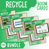 Creative Curriculum | Recycle Study | BOOM Card Bundle | Math & Literacy Games