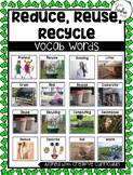 Creative Curriculum Reduce Reuse Recycle Vocab Words