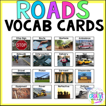 Preview of Creative Curriculum Roads Study Vocab Words