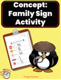 Creative Curriculum Signs: Tally Community Signs Family Activity