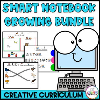 Preview of Creative Curriculum Smart Notebook Growing Bundle