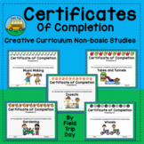 Creative Curriculum Student Certificates for 16 Additional