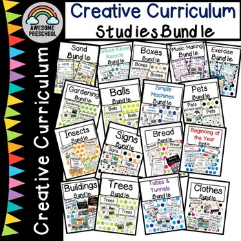 Preview of Creative Curriculum Studies - Growing Bundle