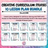 Creative Curriculum Studies Lesson Plan Bundle: 10 Studies