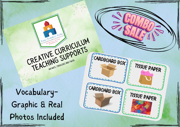 Preview of Creative Curriculum Study Vocabulary Cards - Paper SET