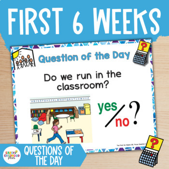 Preview of The First Six Weeks Questions of the Day for The Creative Curriculum