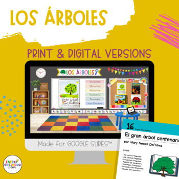 Preview of Creative Curriculum | Trees | El Gran Árbol Centenario | Book Discussion Card
