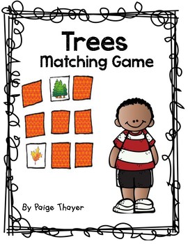 Preview of Creative Curriculum Trees Matching Game