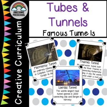 Preview of Creative Curriculum - Tubes & Tunnels Study - Famous Tunnels of the World