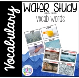 Creative Curriculum Water Study Vocab Words
