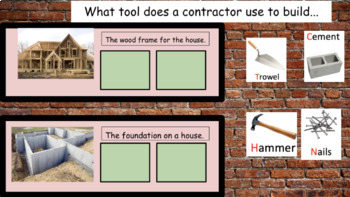 Preview of Creative Curriculum What tools do contractors use? (Building Study)