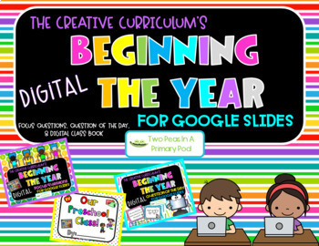 Preview of Creative Curriculum's Beginning the Year Supportive Digital Resources