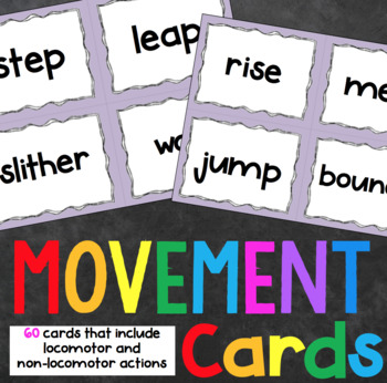 Preview of Creative Dance Movement Cards