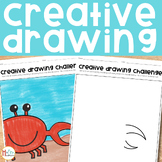 Creative Drawing │Not a Squiggle Art Challenge │Finish the