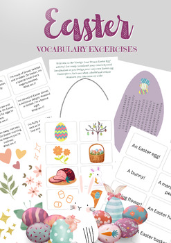 Preview of Creative Easter Vocabulary Exercises